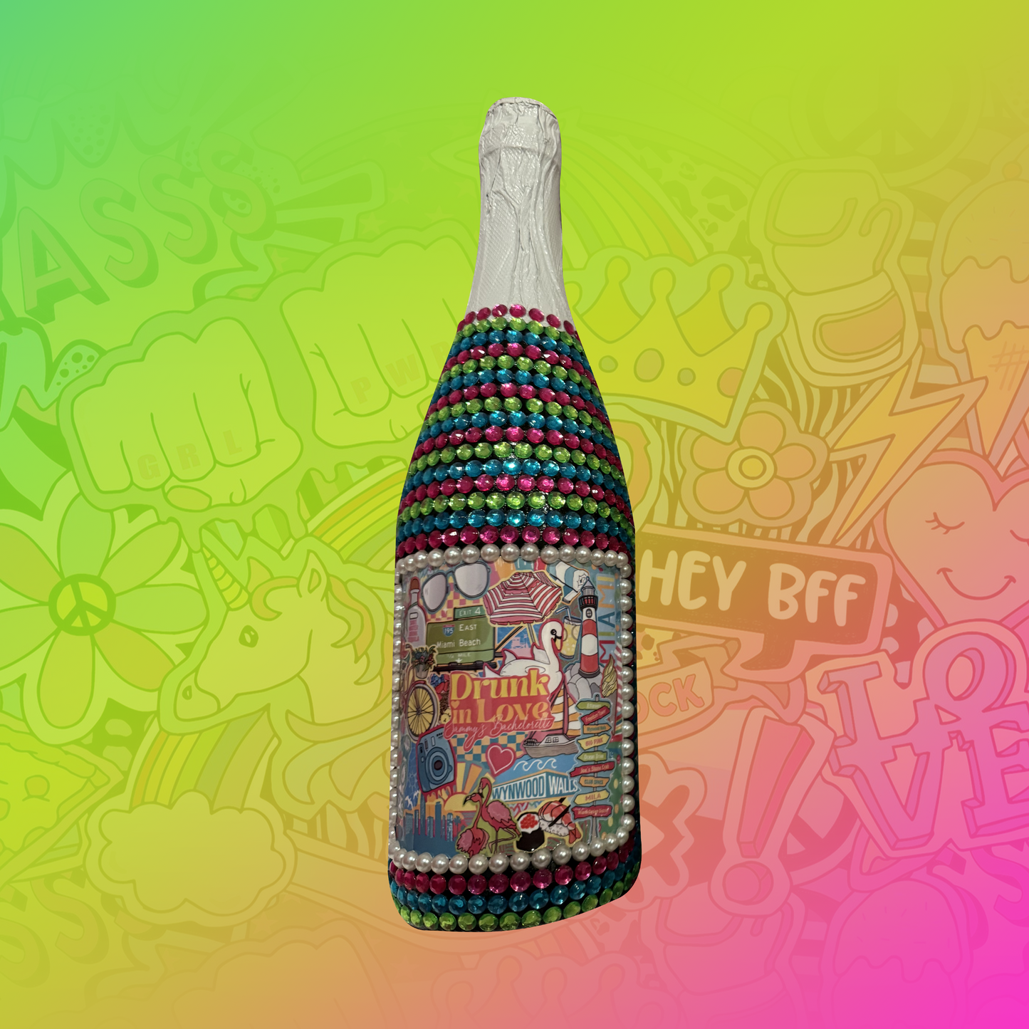 Made Moment NYC (formerly KicksBySammy) X College Bling Bottles® Bridal Bottles