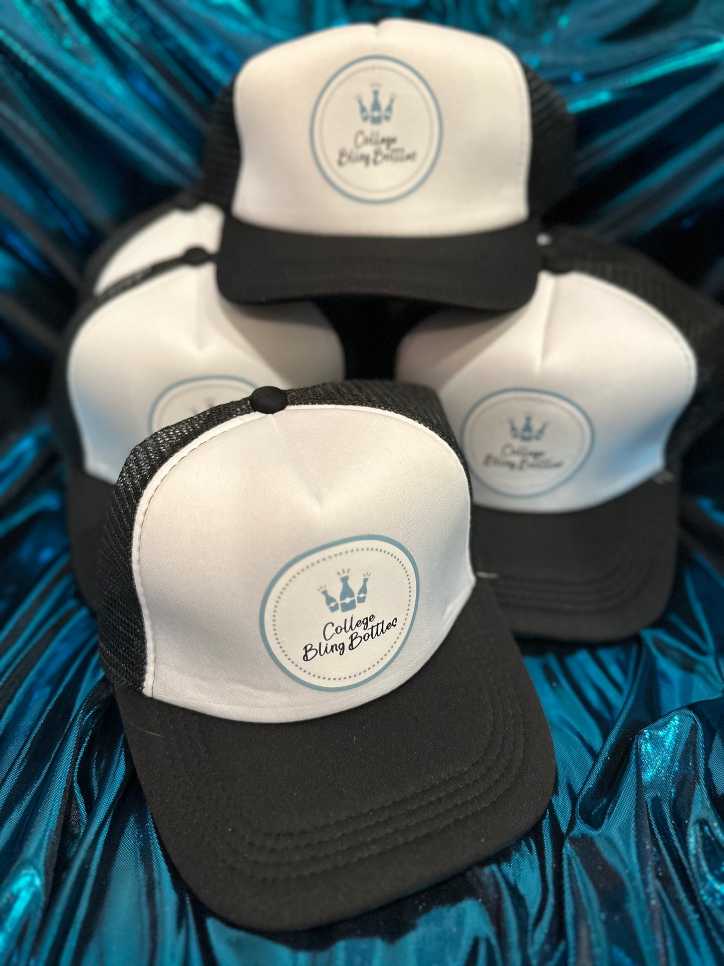 College Bling Bottles® Signature Trucker Hats