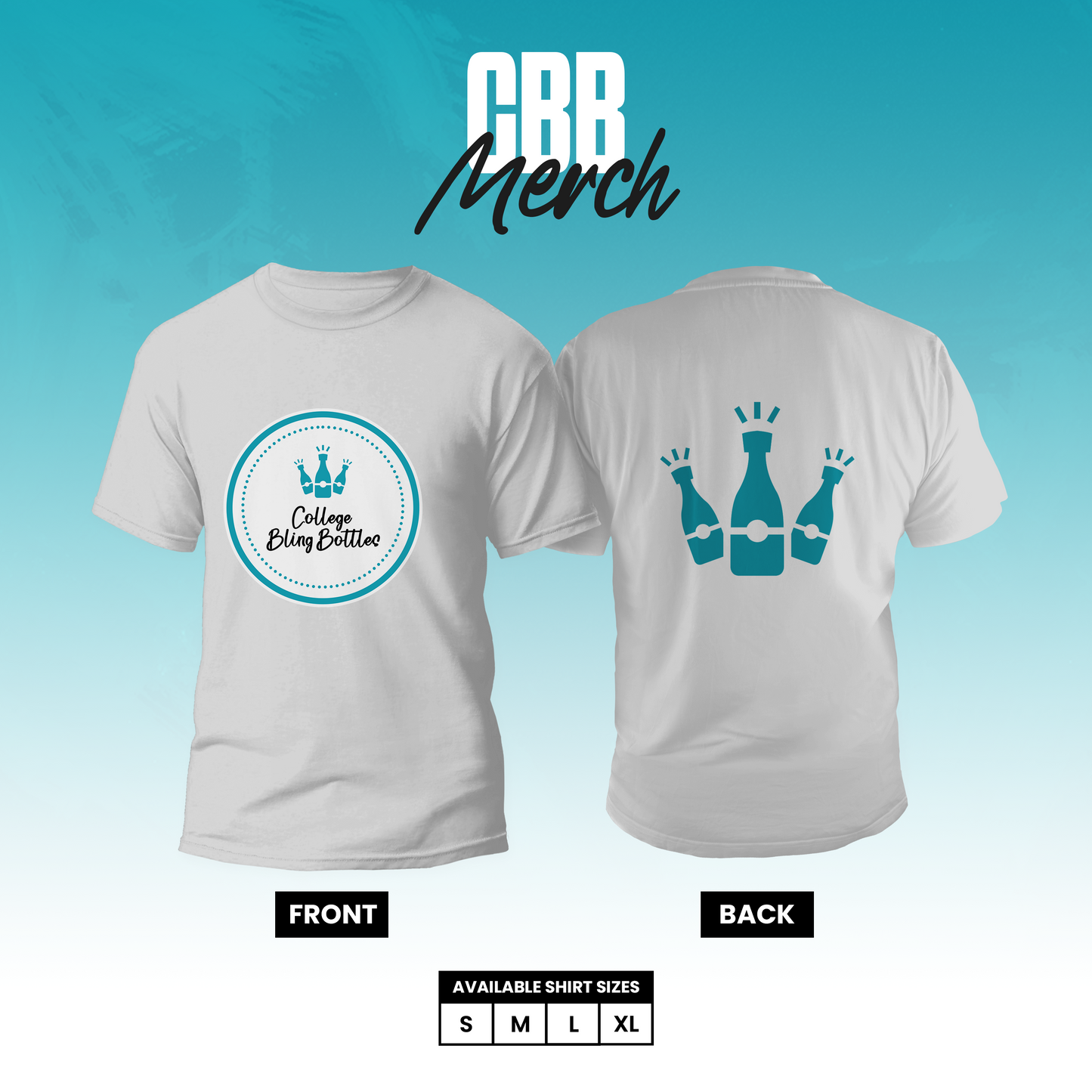 College Bling Bottles™ Signature T-Shirts