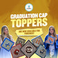 RHINESTONE Graduation Cap Toppers - COLLEGE EDITION (PLEASE SEE DETAILS BELOW)